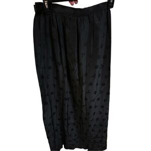 Vintage Lanvin Paris long skirt black women’s size small